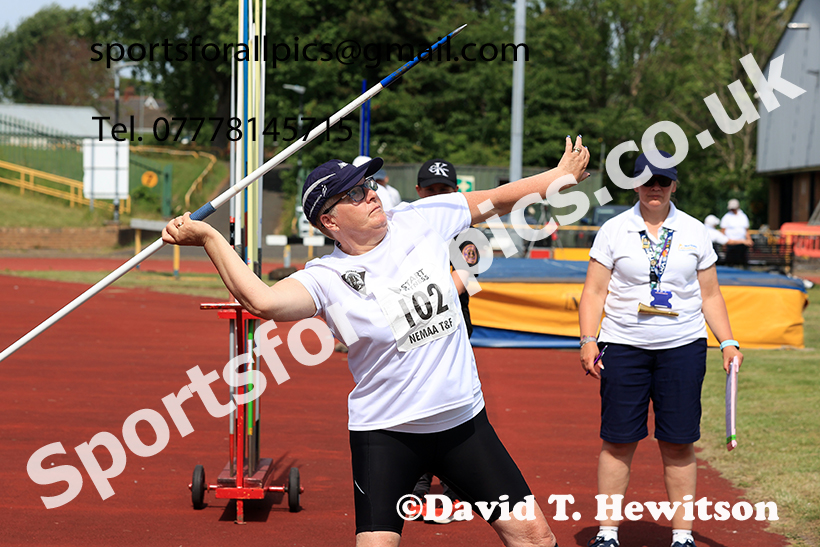Womens javelin, 2025 NEMAA Track and Field, Monkton. Photo: David T. Hewitson/Sports for All Pics